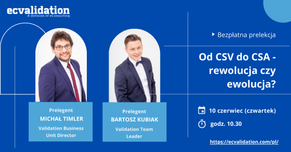 webinar information with speakers photos on a blue background